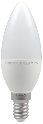 LED Candle Thermal Plastic  5.5W  2700K  SES-E14