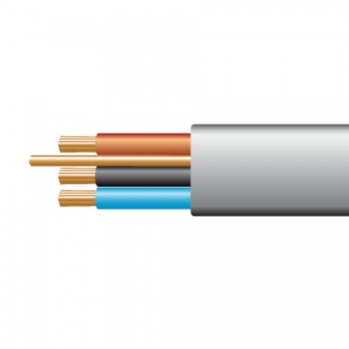 6243YH GREY 1MM² 3-CORE & EARTH CABLE