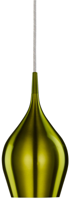Searchlight 6461-12GR Vibrant 1 Light Ceiling Pendant Green