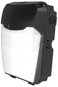 Ansell Lynx LED Wallpack- Electronic Photocell - 29W Black
