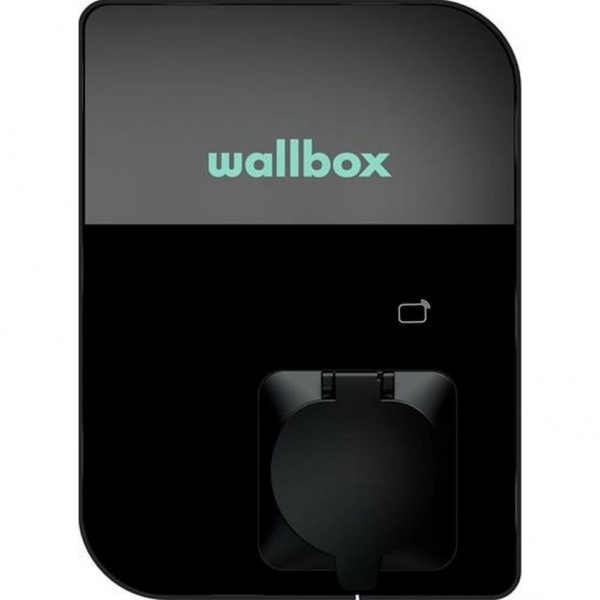 Wallbox Copper SB EV Charger 22kW 3 Phase Type 2 5m Untethered - Black
