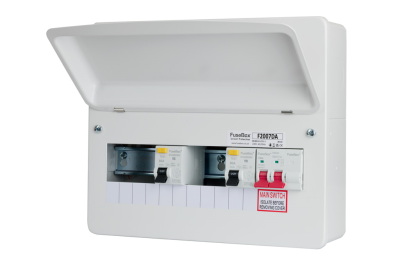 FuseBox F2007D80 7 Way Consumer Unit - Dual 80A 30mA Type AC RCDs