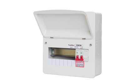Fusebox F2007M 7 Way Metal Consumer Unit with 100A Main Switch
