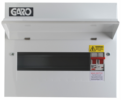 Garo 10 Way 100A Main Switch Consumer Unit