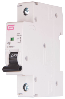 FuseBox 6A Type B 6kA Single Pole MCB