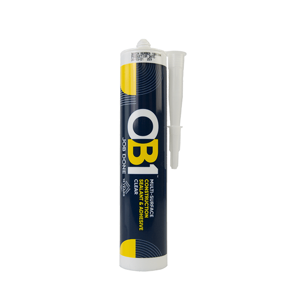 OB1 MULTI-SURFACE CONSTRUCTION SEALANT & ADHESIVE CLEAR 290ML