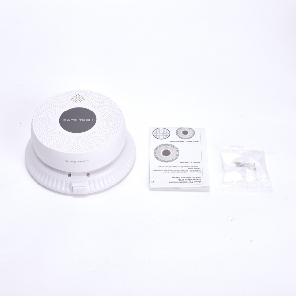 SAFE-TECH Mains Powered Interlinked Smoke Alarm With Built-in RF Module