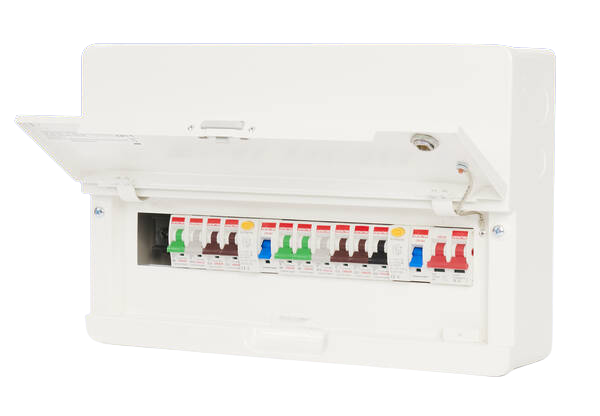 Contactum Defender 2.0 SDDS12111ASPMS-P01 12 Way 63A High Integrity Split Load + SPD
