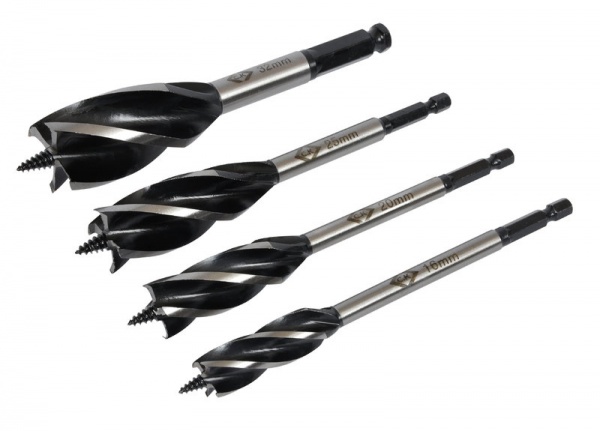 C.K Fast4 Wood Drill Bit Set of 4 T2943S4