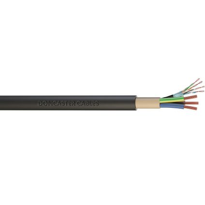 EV Ultra Cat5e Cable, 6mm², 3 Core + Data, PVC, Black (Per 1 Mtr)