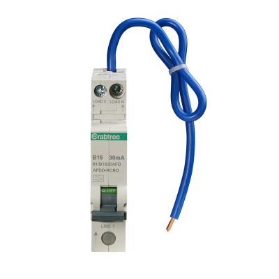 Crabtree 61/B1630AFD Starbreaker SPN Type B AFDD combination RBCO SP 16A 30MA