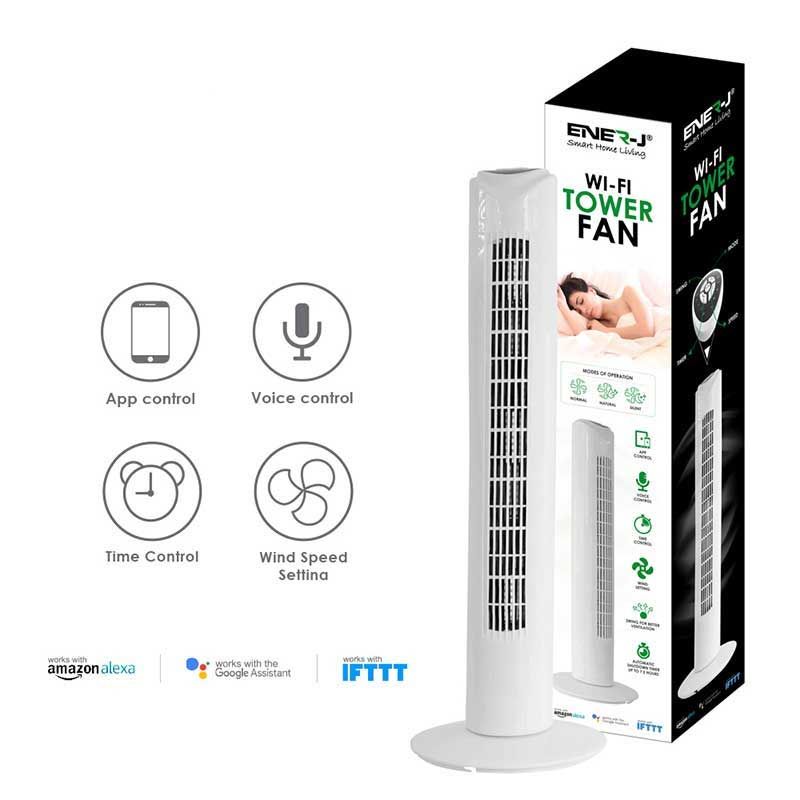 ENER-J Smart Wifi Tower Fan - SHA5288
