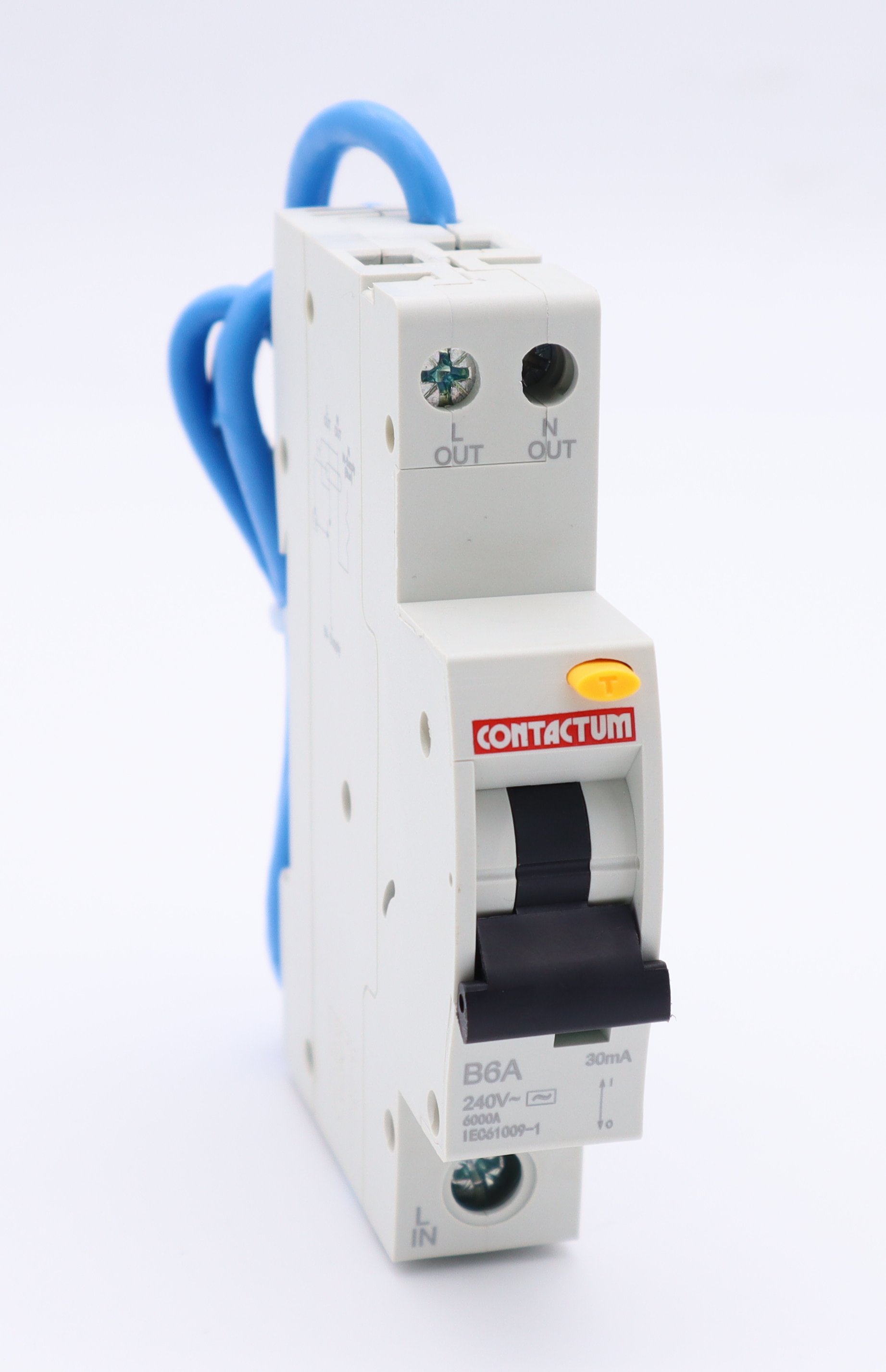 Contactum  50A 6KA Class A - B Curve Compact RCBO