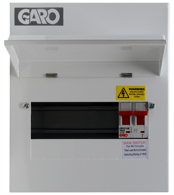 Garo 6 Way 100A Main Switch Consumer Unit