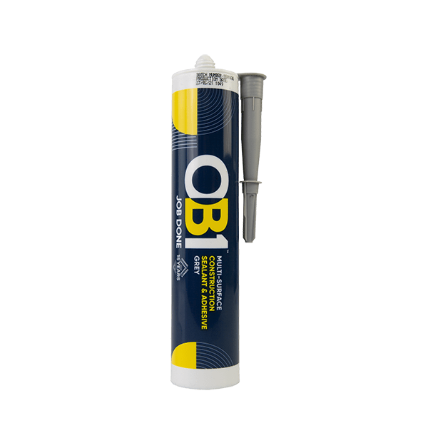 OB1 MULTISURFACE CONSTRUCTION SEALANT & ADHESIVE GREY 290ML countyelec