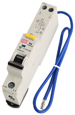 FuseBox 20A 30mA B Curve Type A 6kA Single Pole RCBO