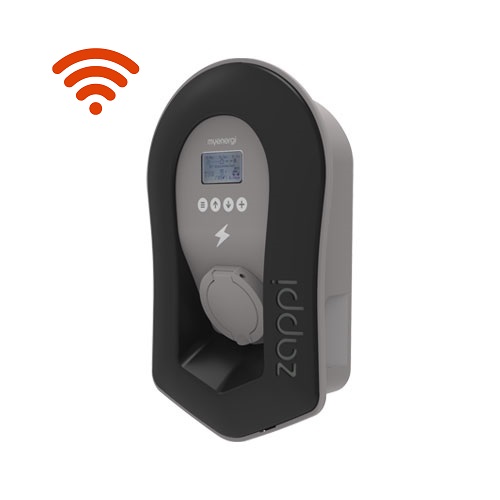 myenergi Zappi Eco-Smart EV Charge Point 7kW 1 Phase Untethered - Black