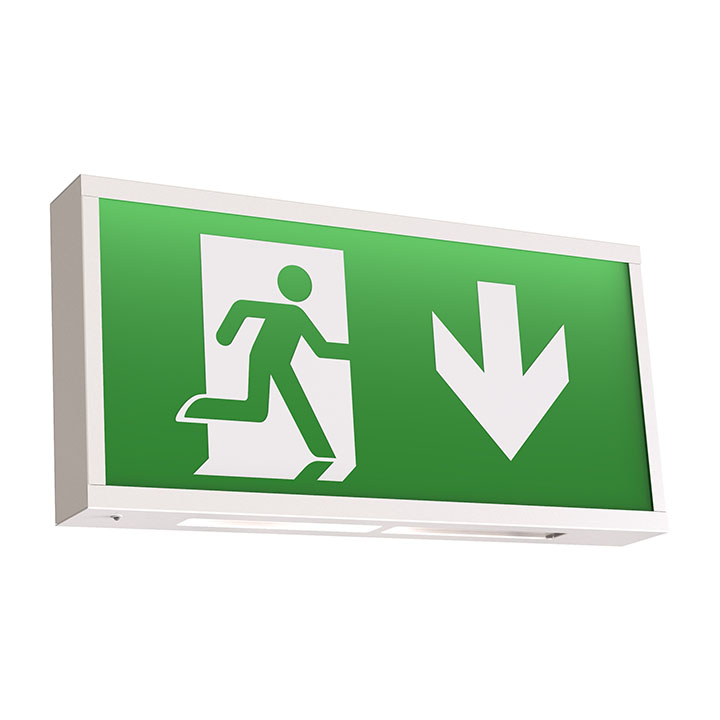 Ansell Emergency Exit Box Sign