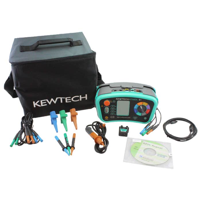 Kewtech KT65DL Digital 8-in-1 Multifunction Tester