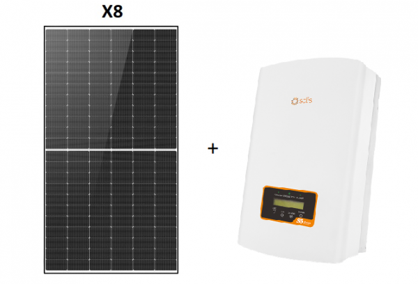 8 x 500w Longi Solar panels & Solis 4kw Inverter bundle