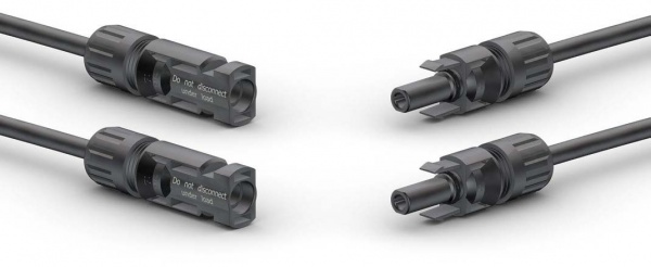 Stubli MC4 Twin Pack (2 Male & 2 Female Solar Cable Couplers)